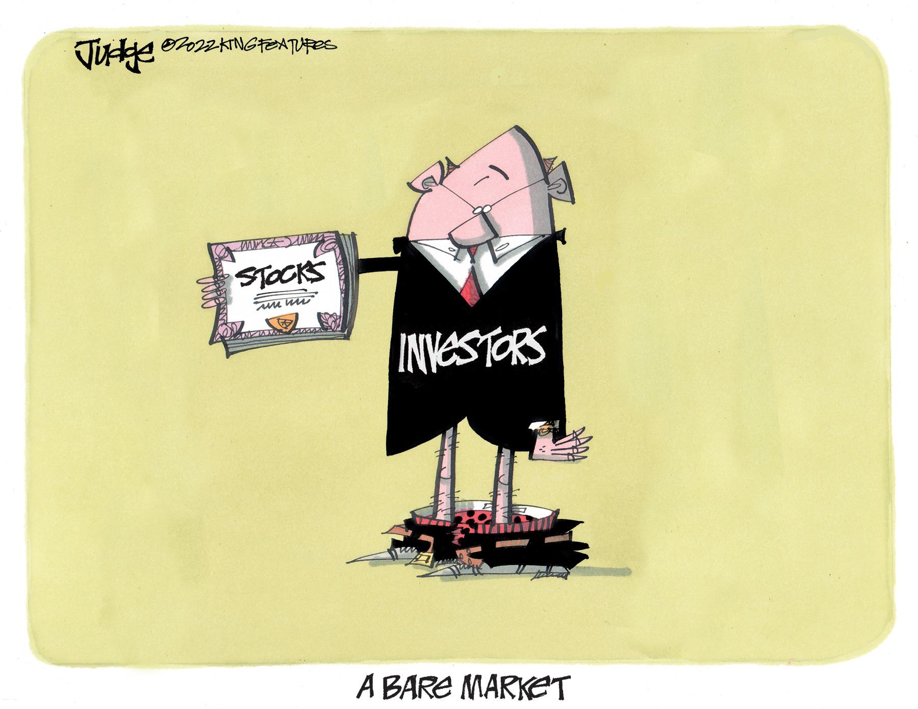 Fictional character OCR: Judge 2022 KING FEATURES STOCKS un INVESTORS A BARE MARKET Judge 2022 KING FEATURES STOCKS un INVESTORS A BARE MARKET