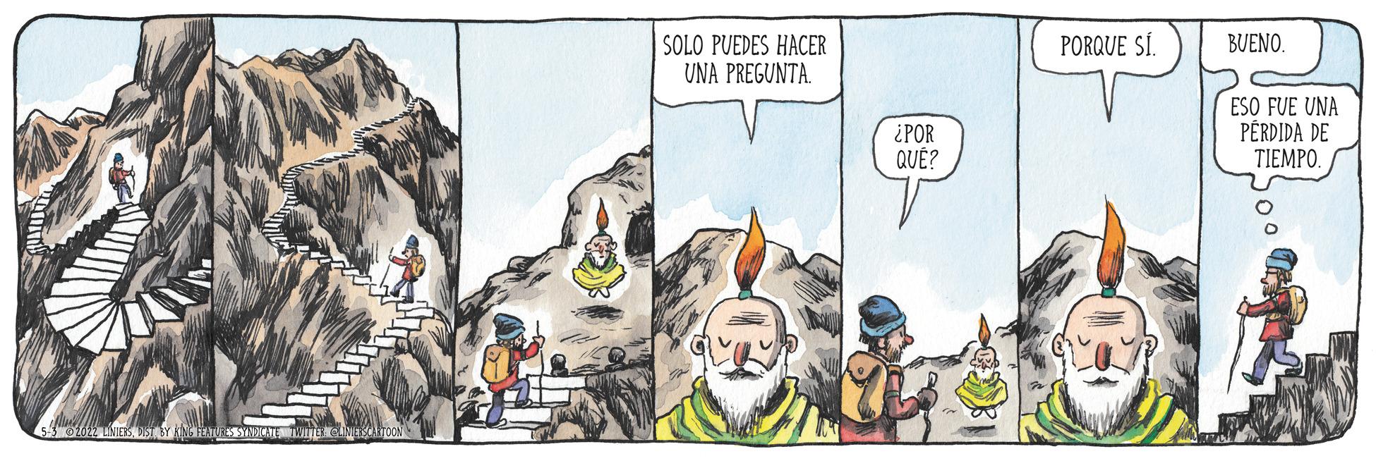 Publication OCR: BUENO. SOLO PUEDES HACER UNA PREGUNTA. PORQUE SÍ. ¿POR QUÉ? ESO FUE UNA PÉRDIDA DE TIEMPO. BUENO. SOLO PUEDES HACER UNA PREGUNTA. PORQUE SÍ. ¿POR QUÉ? ESO FUE UNA PÉRDIDA DE TIEMPO.