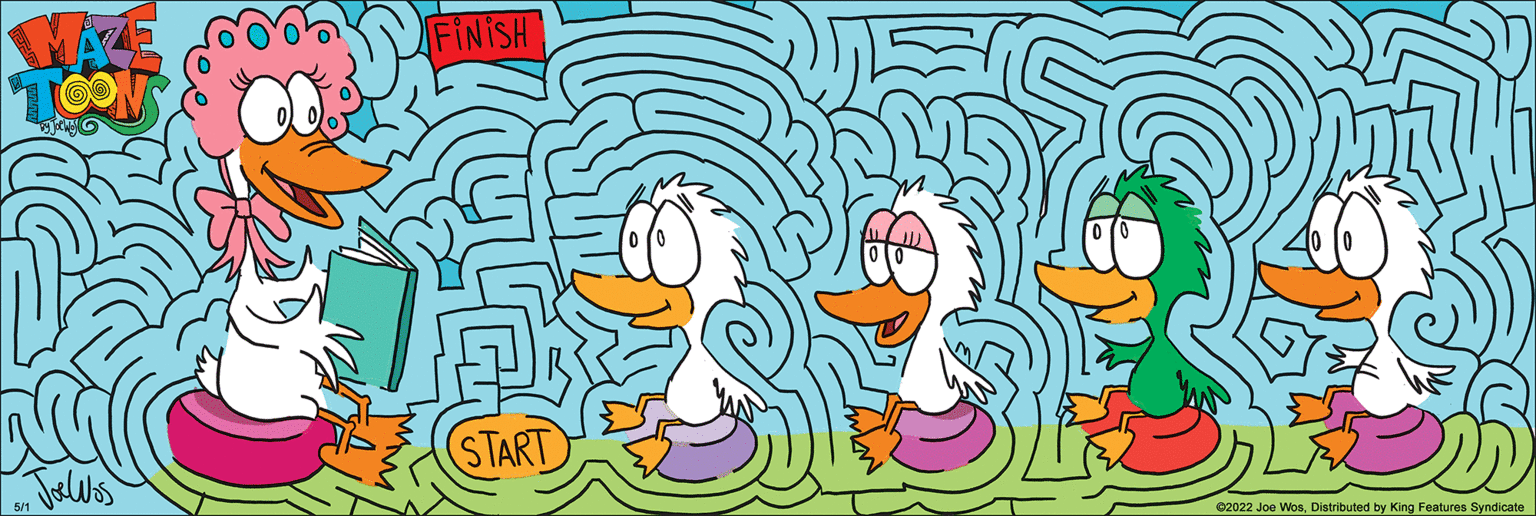Adaptation OCR: FINISH START 02022 Joe WosDistributed by King Features Syndicate FINISH START 02022 Joe WosDistributed by King Features Syndicate