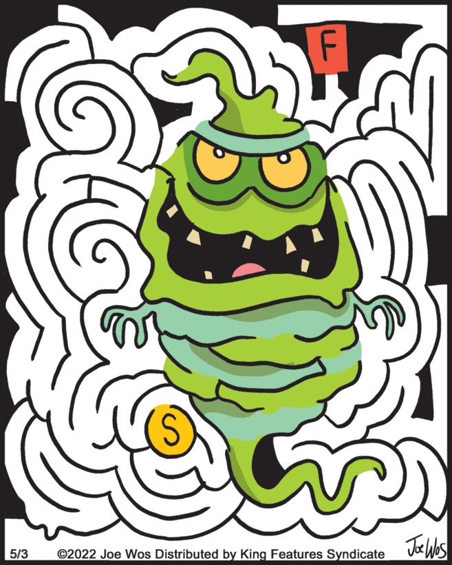 Happy OCR: 5/3 ©2022 Joe Wos Distributed by King Features Syndicate 5/3 ©2022 Joe Wos Distributed by King Features Syndicate