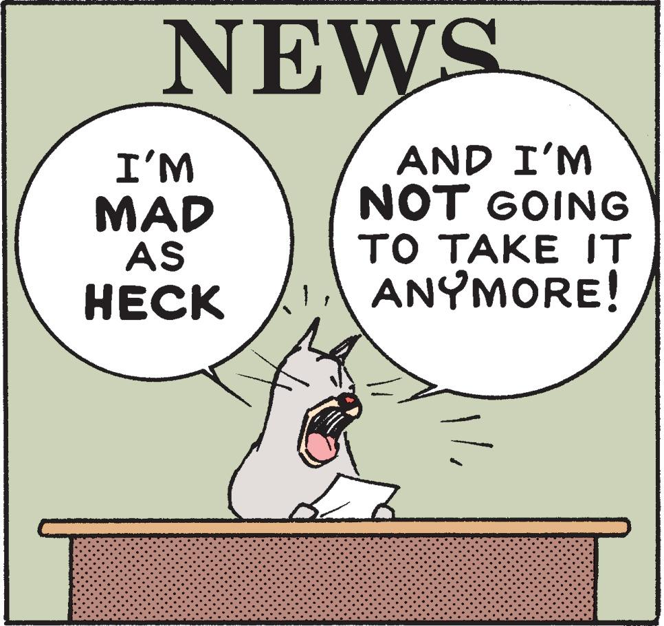 Poster OCR: NEWS I'M MAD AS ???? AND I'M NOT GOING ?? ???E IT ANYMORE! NEWS I'M MAD AS ???? AND I'M NOT GOING ?? ???E IT ANYMORE!