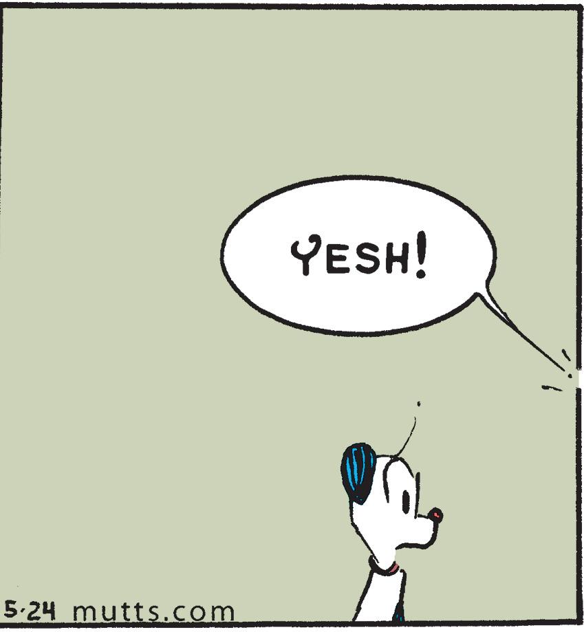 Font OCR: YESH! 5.24 mutts.com YESH! 5.24 mutts.com