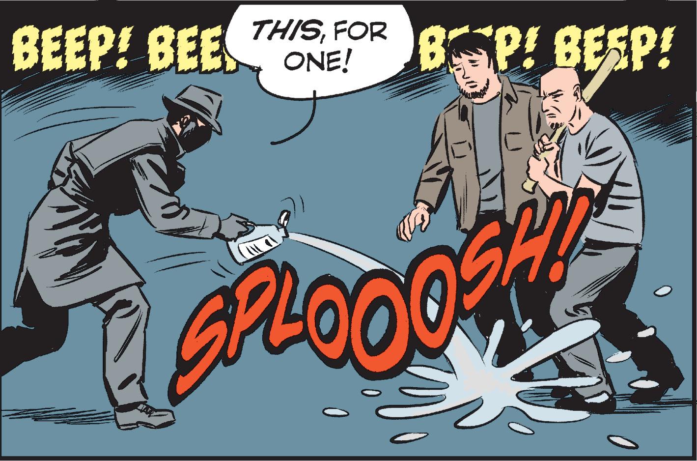 Advertising OCR: BEEP! BEE! THISFOR ONE! 8P! BESP! BEEP! BEE! THISFOR ONE! 8P! BESP!