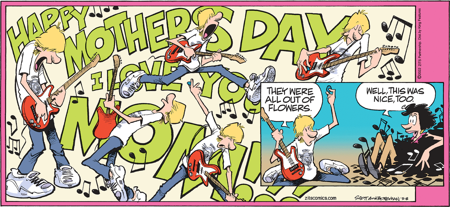 Rectangle OCR: MOTHER DAY WARP THEY WERE ALL OUT OF FLOWERS. WELLTHIS WAS NICETOO. zitscomics.com MOTHER DAY WARP THEY WERE ALL OUT OF FLOWERS. WELLTHIS WAS NICETOO. zitscomics.com