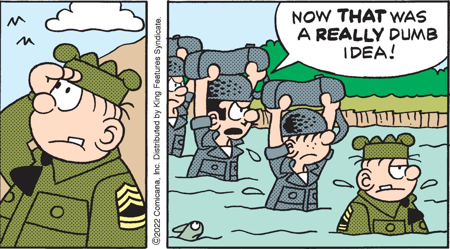 Adaptation OCR: M O RD ©2022 ComicanaInc. Distributed by King Features Syndicate. AVDE NOW THAT WAS A REALLY DUMB IDEA! Willi M O RD © 2022 ComicanaInc. Distributed by King Features Syndicate . AVDE NOW THAT WAS A REALLY DUMB IDEA ! Willi