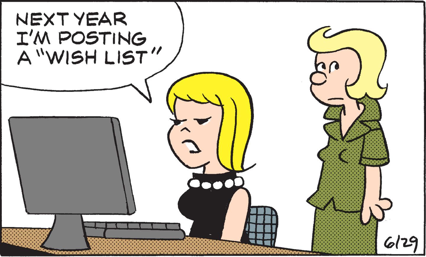 Organism OCR: NEXT YEAR I'M POSTING A "WISH LIST" 6129 NEXT YEAR I'M POSTING A " WISH LIST " 6129