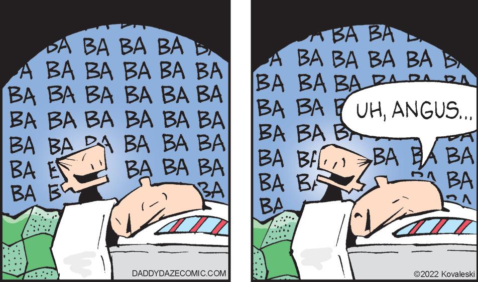 Fiction OCR: DA BA BA BA B A BA BA ?? ?? ?? ?? ?? ?? ?? ?? ?? ?? ???? ?? ?? ?? ?? ???? ?? ?? ?? BA BA BA BA E BA B BA DADDYDAZECOMIC.COM BA BA A BA BA BA ?? ? BA BA BA RADA DA BA BAUHANGUS... BA BA B BA BA BA BA BA BA BA ?? Va ©2022 Kovaleski DA BA BA BA B A BA BA ?? ?? ?? ?? ?? ?? ?? ?? ?? ?? ???? ?? ?? ?? ?? ???? ?? ?? ?? BA BA BA BA E BA B BA DADDYDAZECOMIC.COM BA BA A BA BA BA ?? ? BA BA BA RADA DA BA BAUHANGUS ... BA BA B BA BA BA BA BA BA BA ?? Va © 2022 Kovaleski