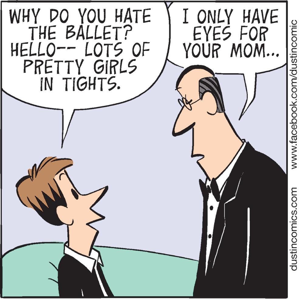 Human OCR: WHY DO YOU HATE THE BALLET? HELLO-- LOTS OF PRETTY GIRLS IN TIGHTS. I ONLY HAVE EYES FOR YOUR MOM... www.facebook.com/dustincomic dustincomics.com WHY DO YOU HATE THE BALLET ? HELLO-- LOTS OF PRETTY GIRLS IN TIGHTS . I ONLY HAVE EYES FOR YOUR MOM ... www.facebook.com/dustincomic dustincomics.com