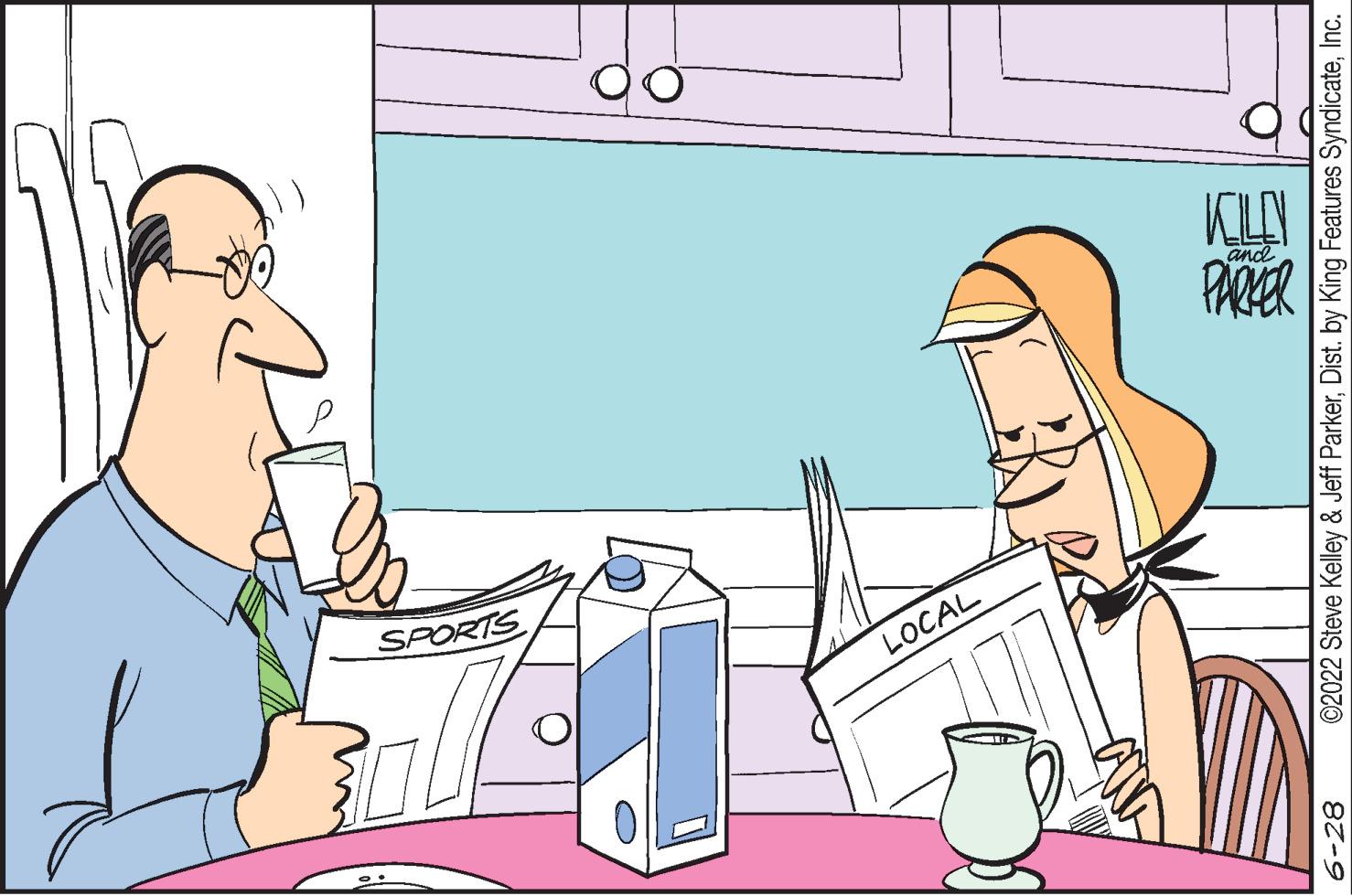 Font OCR: 6-28 LOCAL PARKER O dd ©2022 Steve Kelley & Jeff ParkerInc. 6-28 LOCAL PARKER O dd © 2022 Steve Kelley & Jeff ParkerDist . by King Features Syndicate