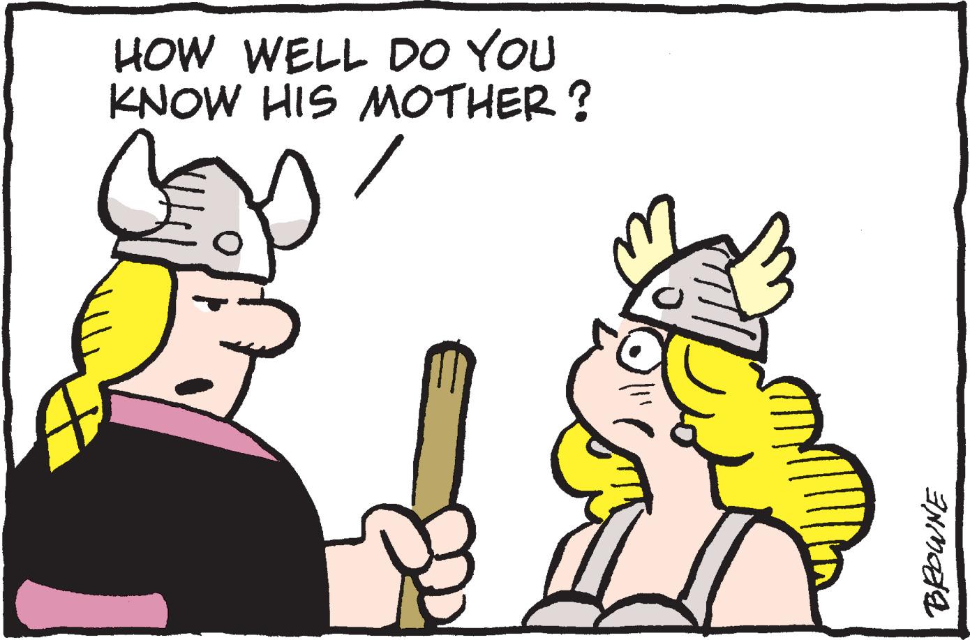 Thumb OCR: HOW WELL DO YOU KNOW HIS MOTHER? P3 BROWNE HOW WELL DO YOU KNOW HIS MOTHER ? P3 BROWNE