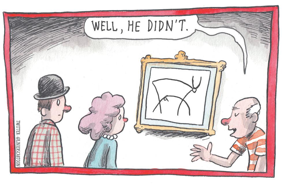 Picture frame OCR: TWITTER: @LINIERSCARTOON WELLHE DIDN'T. TWITTER : @LINIERSCARTOON WELLHE DIDN'T .