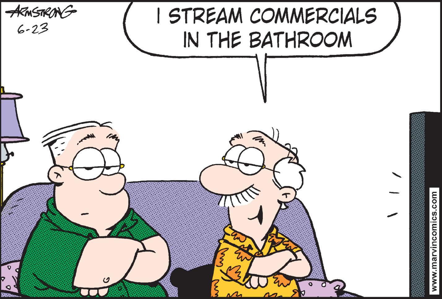 Font OCR: ARMSTRONG 6-23 ? | STREAM COMMERCIALS IN THE BATHROOM S www.marvincomics.com ARMSTRONG 6-23 ? | STREAM COMMERCIALS IN THE BATHROOM S www.marvincomics.com