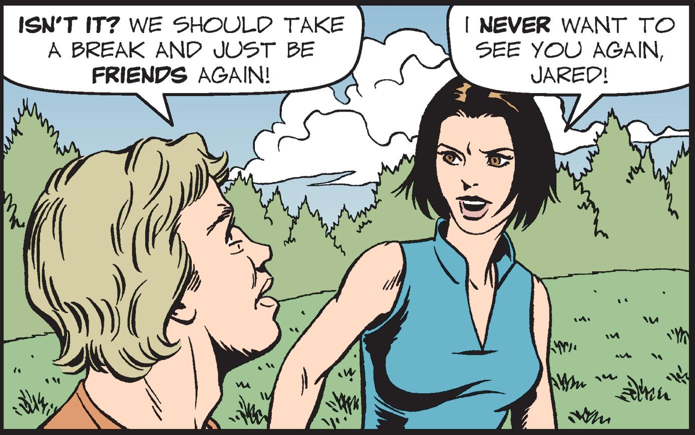 Human OCR: ISN'T IT? WE SHOULD TAKE A BREAK AND JUST BE FRIENDS AGAIN! Ein I NEVER WANT TO SEE YOU AGAINJARED! A. IM W 14 änn ISN'T IT ? WE SHOULD TAKE A BREAK AND JUST BE FRIENDS AGAIN ! Ein I NEVER WANT TO SEE YOU AGAINJARED ! A. IM W 14 änn