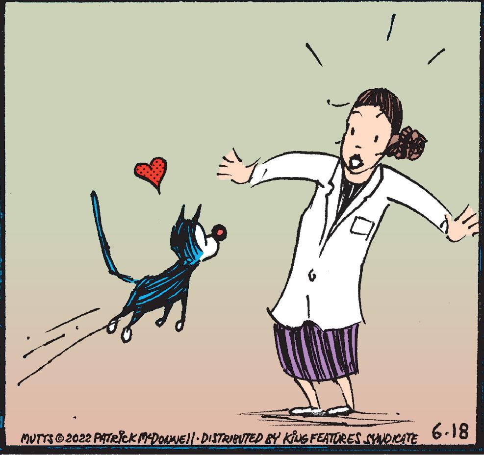 Art OCR: M MUTTS © 2022 PATRICK MCDONWE||· DISTRIBUTED BY KING FEATURES SYNDICATE 6.18 M MUTTS © 2022 PATRICK MCDONWE || · DISTRIBUTED BY KING FEATURES SYNDICATE 6.18