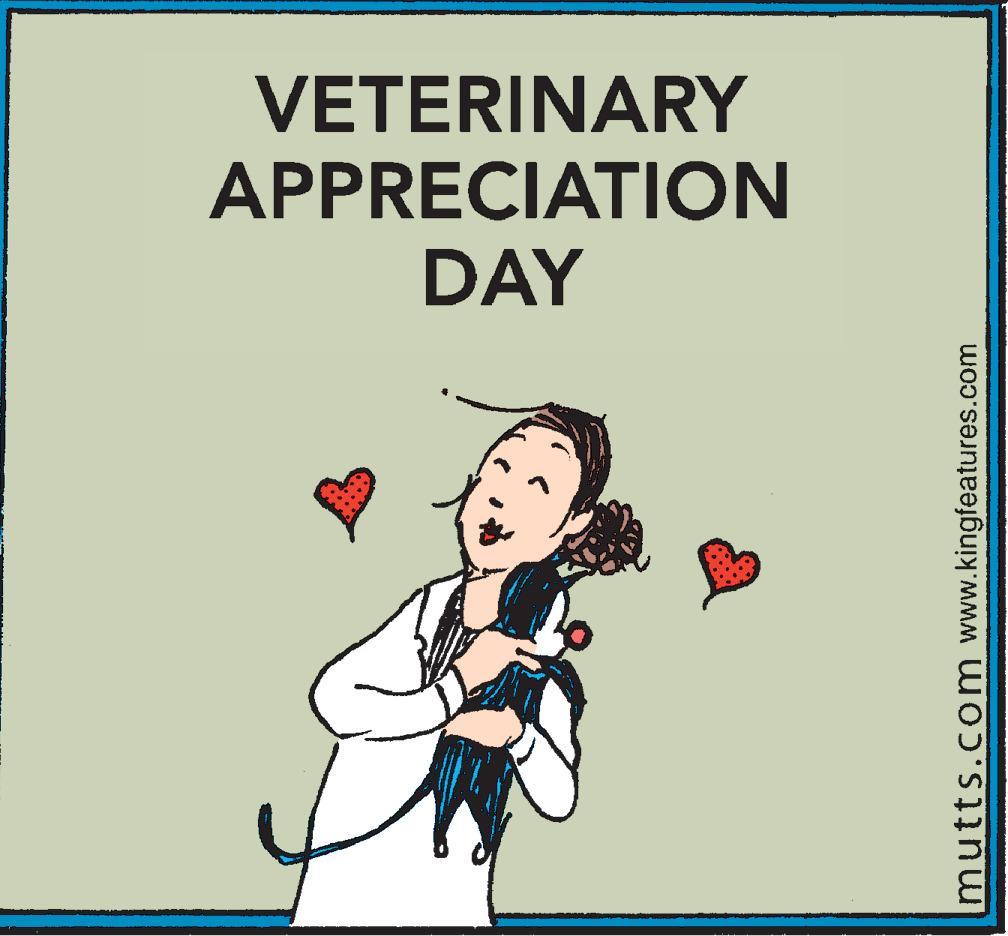 Event OCR: VETERINARY APPRECIATION DAY mutts.com www.kingfeatures.com VETERINARY APPRECIATION DAY mutts.com www.kingfeatures.com