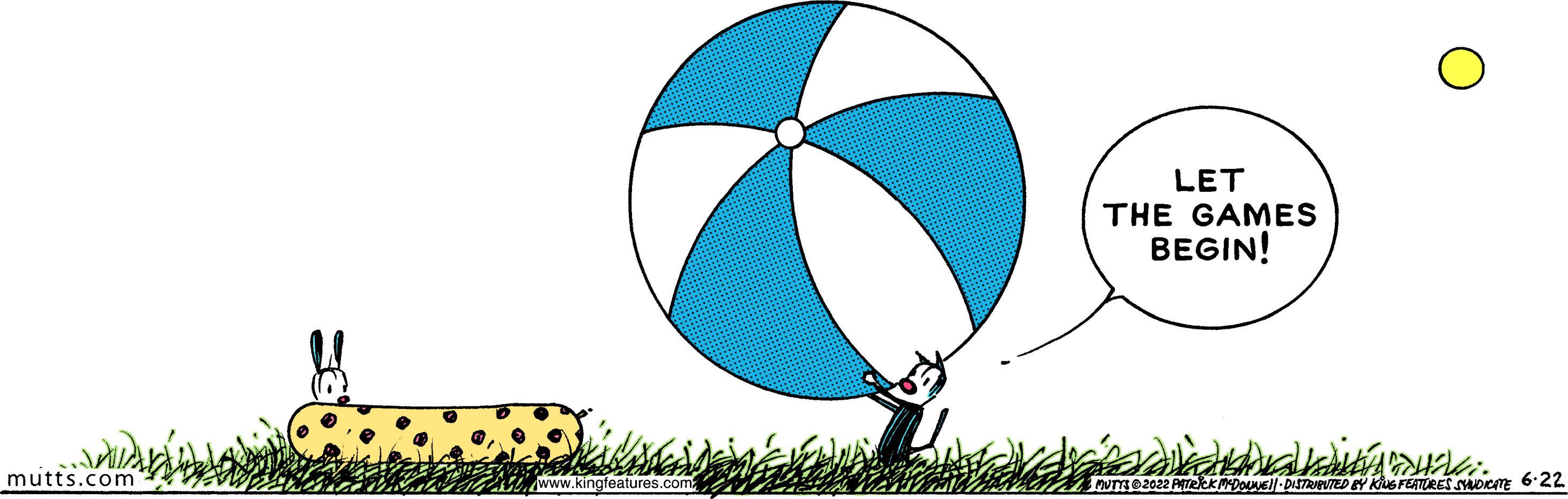 Logo OCR: mutts.com PANOOR www.kingleatures.com LET THE GAMES BEGIN! Perak lak... MUTYS2622 PATRICK MYDOMME DISTRIBUTED BY KING FEATURES SYNDICATE 6.22 mutts.com PANOOR www.kingleatures.com LET THE GAMES BEGIN ! Perak lak ... MUTYS2622 PATRICK MYDOMME DISTRIBUTED BY KING FEATURES SYNDICATE 6.22