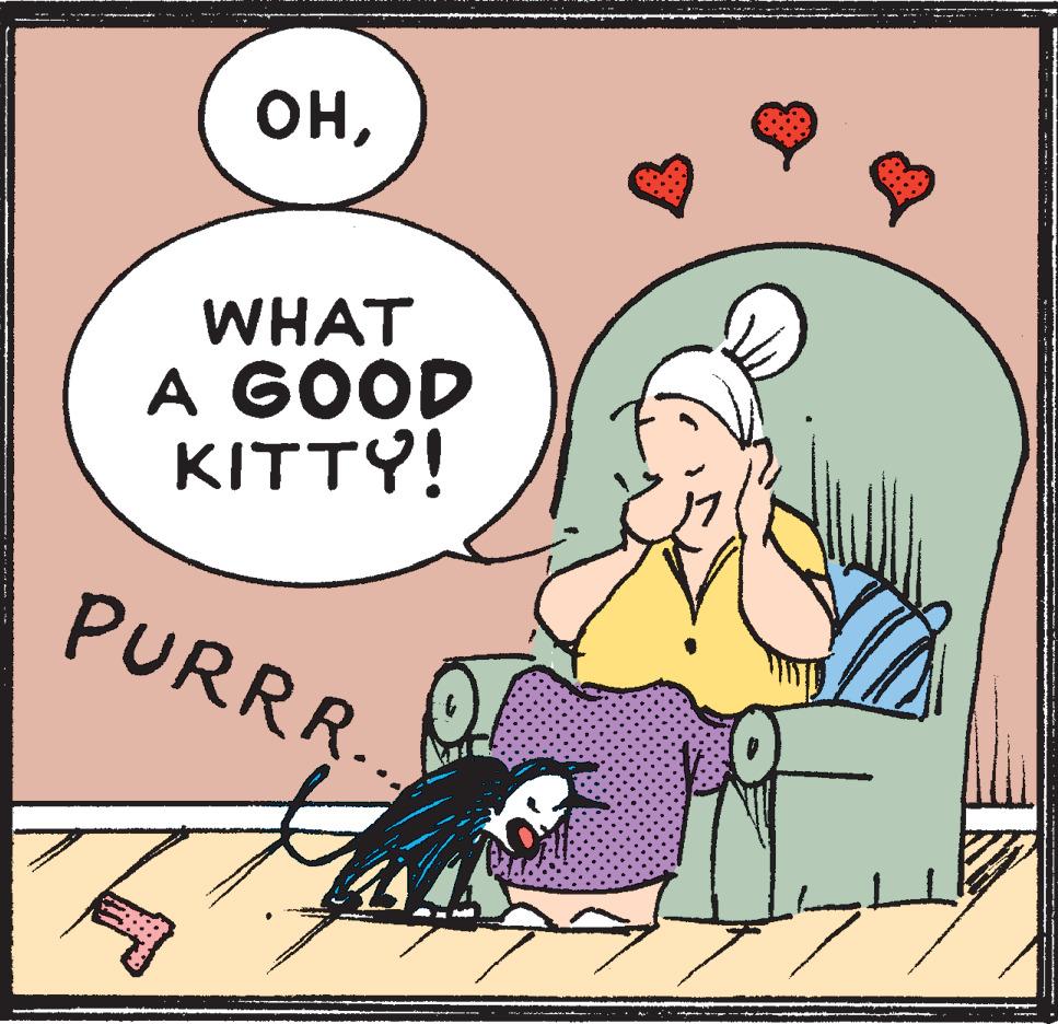 Mammal OCR: OHWHAT A GOOD KITTY! PURRR.. Far nawww OHWHAT A GOOD KITTY ! PURRR .. Far nawww