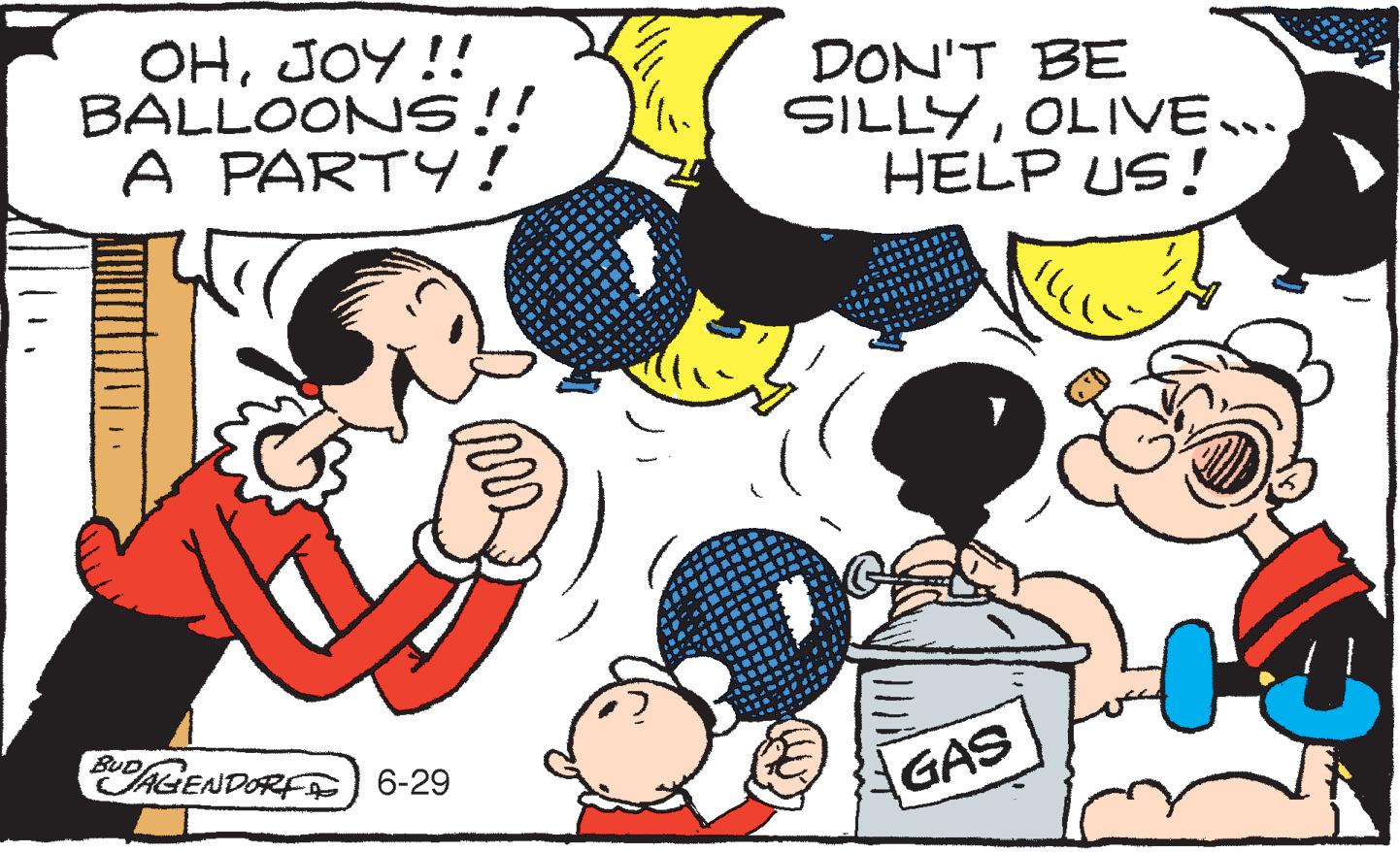 Mammal OCR: OHJOY!! BALLOONS!! A PARTY! BUD DAGENDORF 6-29 DON'T BE SILLYOLIVE….. HELP US! GAS OHJOY !! BALLOONS !! A PARTY ! BUD DAGENDORF 6-29 DON'T BE SILLYOLIVE … .. HELP US ! GAS
