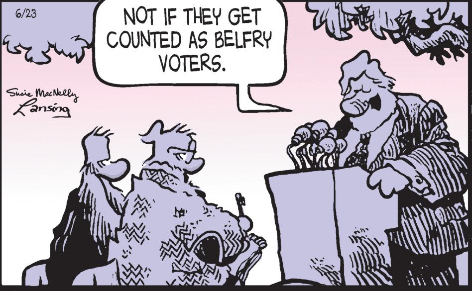 Sharing OCR: 6/23 Susie MacNelly Lansing NOT IF THEY GET COUNTED AS BELFRY VOTERS. 13 MAL |||||| 6/23 Susie MacNelly Lansing NOT IF THEY GET COUNTED AS BELFRY VOTERS . 13 MAL ||||||
