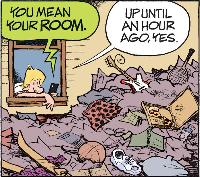 Illustration OCR: YOU MEAN YOUR ROOM. UPUNTIL AN HOUR AGOYES. YOU MEAN YOUR ROOM . UPUNTIL AN HOUR AGOYES .