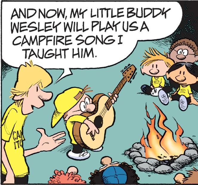 Happy OCR: AND NOWMY LITTLE BUDDY WESLEY WILL PLAY US A CAMPFIRE SONG I TAUGHT HIM. 179 MO AND NOWMY LITTLE BUDDY WESLEY WILL PLAY US A CAMPFIRE SONG I TAUGHT HIM . 179 MO