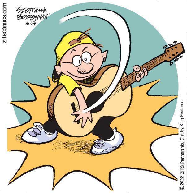 Illustration OCR: ?2022 ZITS Partnership. Dist. by King Features zitscomics.com BORGMAN SCOTT and ?2022 ZITS Partnership . Dist . by King Features zitscomics.com BORGMAN SCOTT and