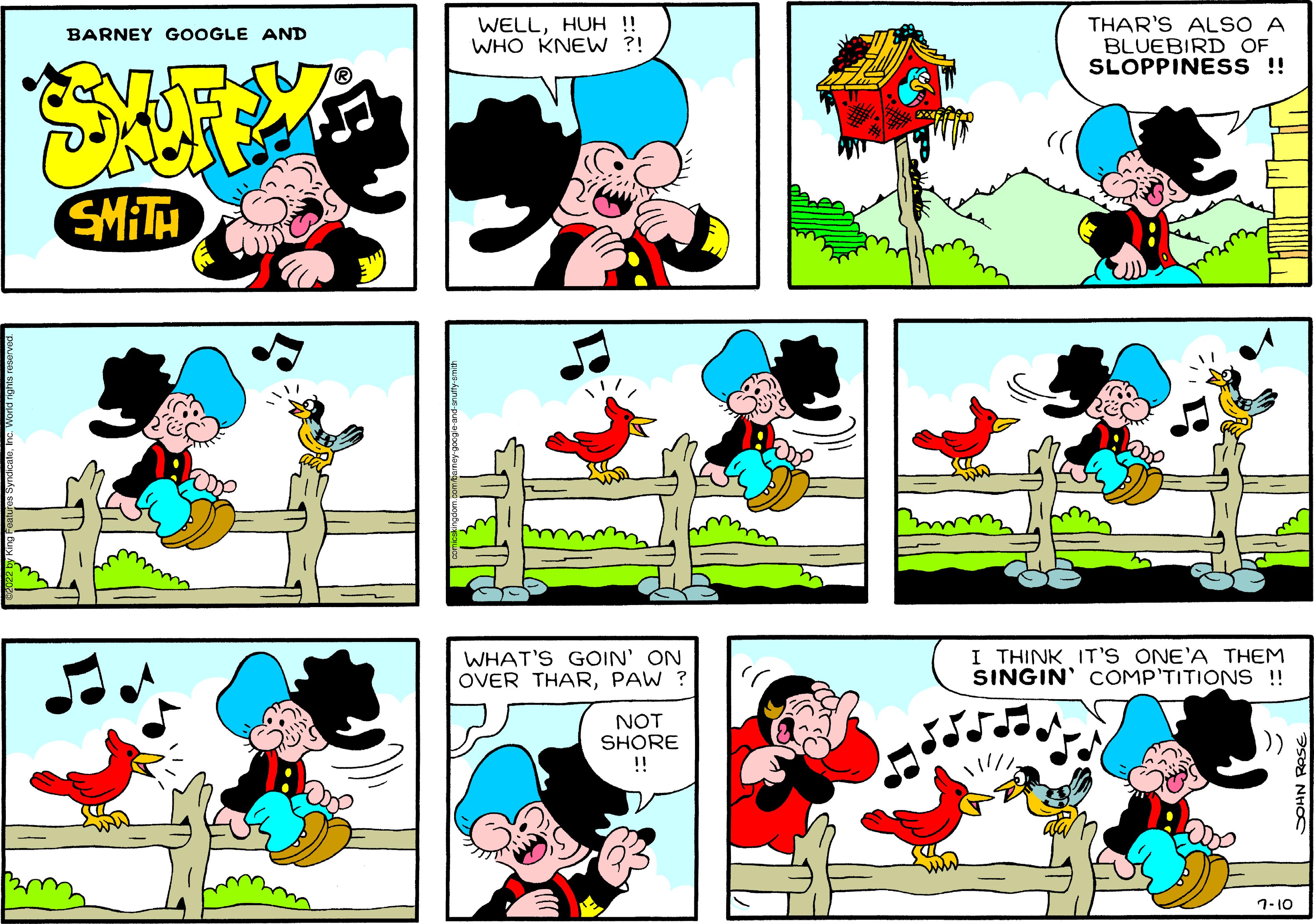 Human OCR: BARNEY GOOGLE AND SMITH WELLHUH !! WHO KNEW ?! WHAT'S GOIN' ON OVER THARPAW ? NOT SHORE !! THAR'S ALSO A BLUEBIRD OF SLOPPINESS !! I THINK IT'S ONE'A THEM SINGIN' COMP'TITIONS !! )) 7-10 BARNEY GOOGLE AND SMITH WELLHUH !! WHO KNEW ? ! WHAT'S GOIN ' ON OVER THARPAW ? NOT SHORE !! THAR'S ALSO A BLUEBIRD OF SLOPPINESS !! I THINK IT'S ONE'A THEM SINGIN ' COMP'TITIONS !! ) ) 7-10