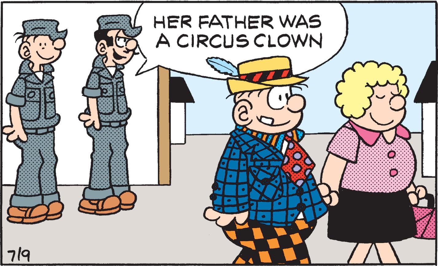 Happy OCR: 7/9 HER FATHER WAS A CIRCUS CLOWN 7/9 HER FATHER WAS A CIRCUS CLOWN