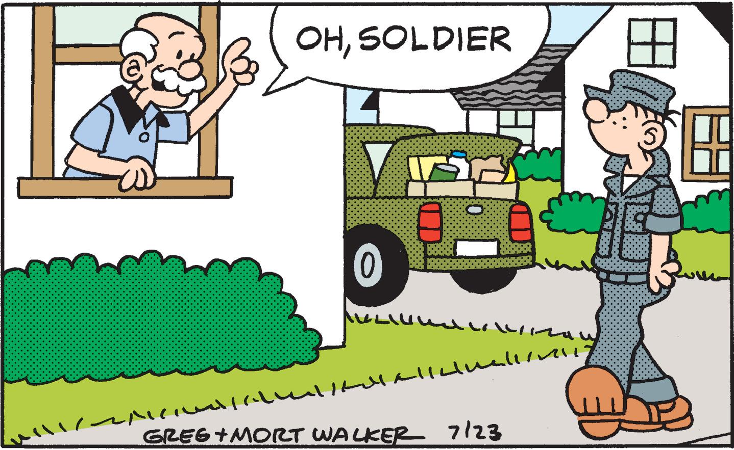 Mammal OCR: OHSOLDIER ?? ???? ???????????????????? GREG+MORT WALKER 7/23 8 OHSOLDIER ?? ???? ???????????????????? GREG + MORT WALKER 7/23 8