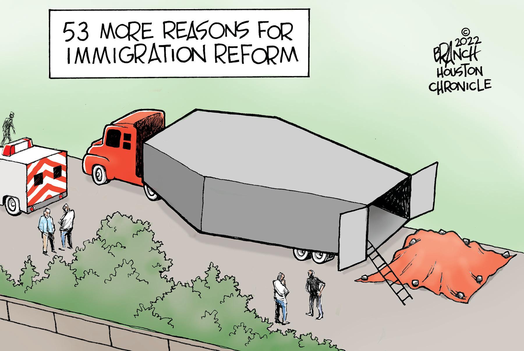 Elbow OCR: 53 MORE REASONS FOR IMMIGRATION REFORM 0 ww suom powere sun 12022 BRANCH HOUSTON CHRONICLE 53 MORE REASONS FOR IMMIGRATION REFORM 0 ww suom powere sun 12022 BRANCH HOUSTON CHRONICLE