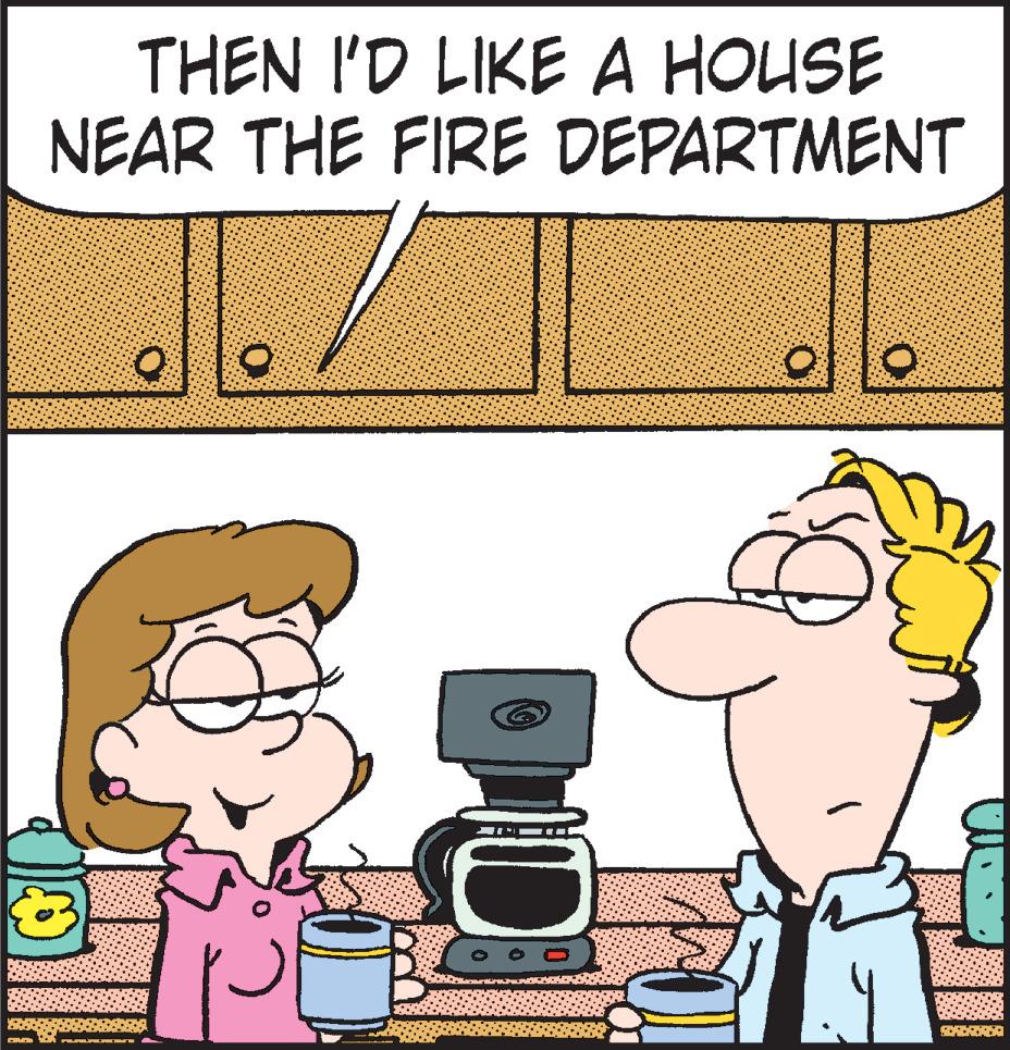 Fictional character OCR: THEN I'D LIKE A HOUSE NEAR THE FIRE DEPARTMENT OM DU OND ZZZDR THEN I'D LIKE A HOUSE NEAR THE FIRE DEPARTMENT OM DU OND ZZZDR