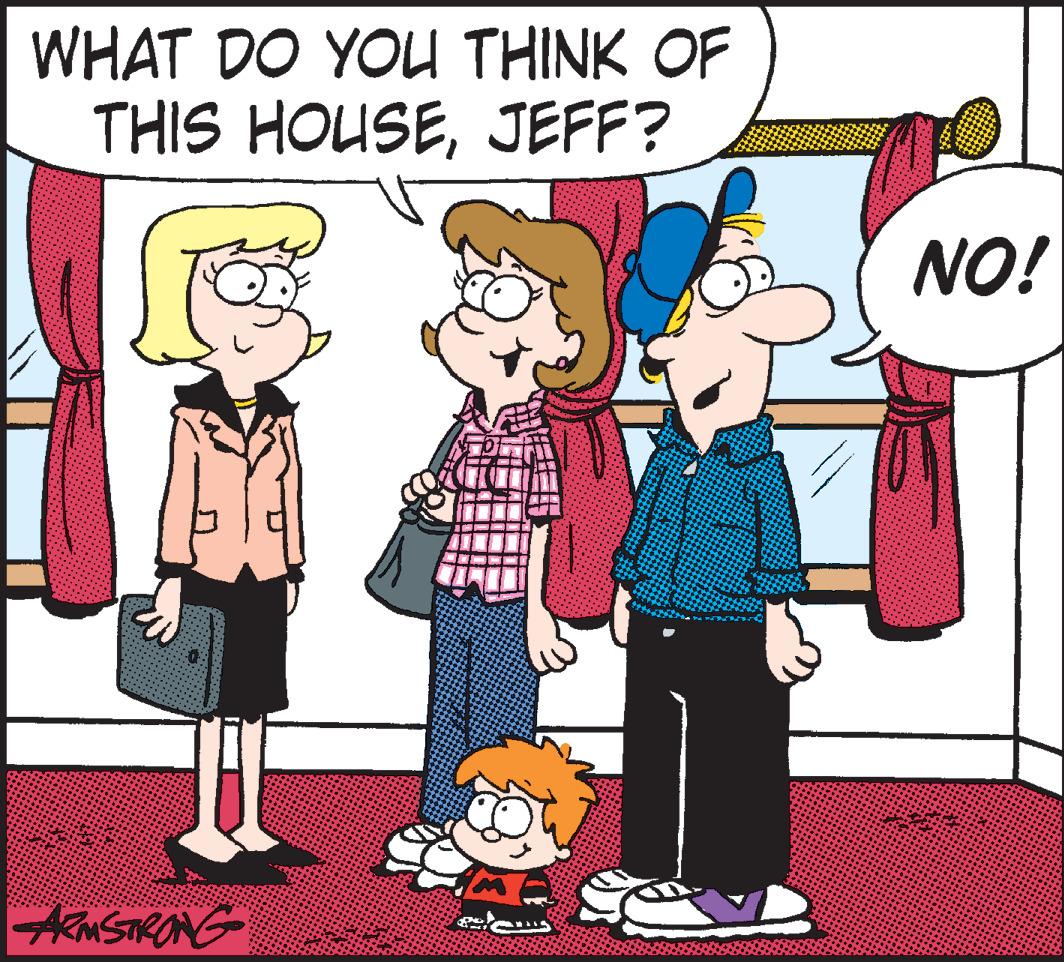 Art OCR: WHAT DO YOU THINK OF THIS HOUSEJEFF? ARMSTRONG NO! WHAT DO YOU THINK OF THIS HOUSEJEFF ? ARMSTRONG NO !