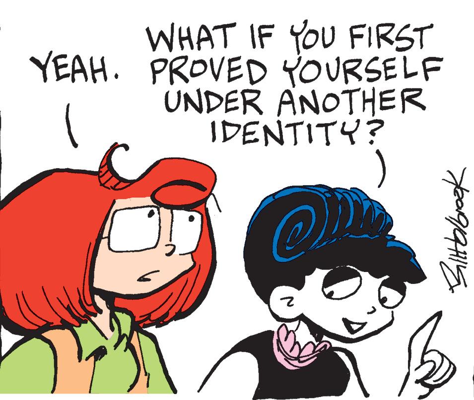 Happy OCR: WHAT IF YOU FIRST YEAH. PROVED YOURSELF UNDER ANOTHER IDENTITY? @ 7 Biltholbrook WHAT IF YOU FIRST YEAH . PROVED YOURSELF UNDER ANOTHER IDENTITY ? @ 7 Biltholbrook