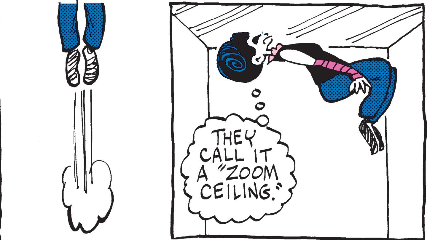 Pattern OCR: W THEY CALL IT A "ZOOM CEILING. W THEY CALL IT A " ZOOM CEILING .