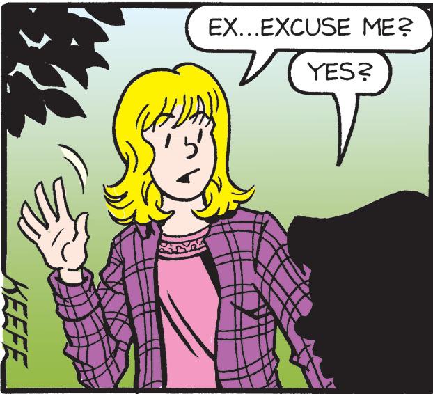 Finger OCR: KEEFE EX...EXCUSE ME? YES? KEEFE EX ... EXCUSE ME ? YES ?