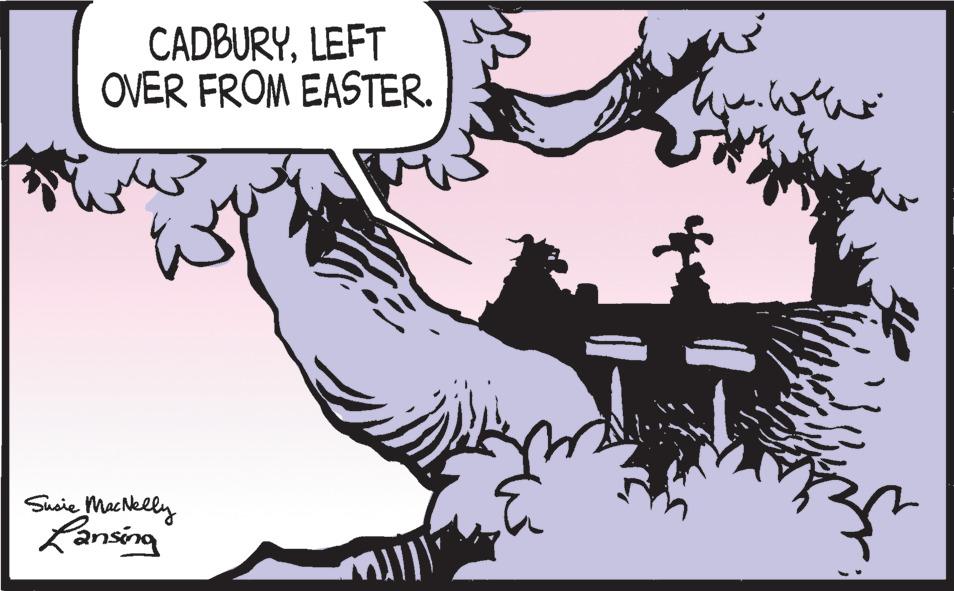 Fictional character OCR: CADBURYLEFT OVER FROM EASTER. Susie MacNelly Lansing ??? ?? ????? ?? CADBURYLEFT OVER FROM EASTER . Susie MacNelly Lansing ??? ?? ????? ??