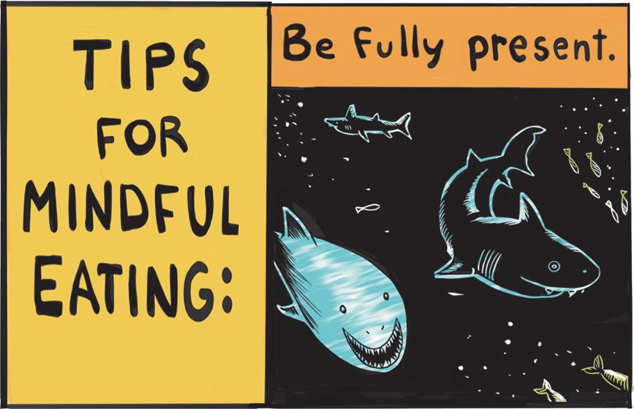 Marine biology OCR: TIPS FOR MINDFUL EATING: Be Fully present. M Co TIPS FOR MINDFUL EATING : Be Fully present . M Co