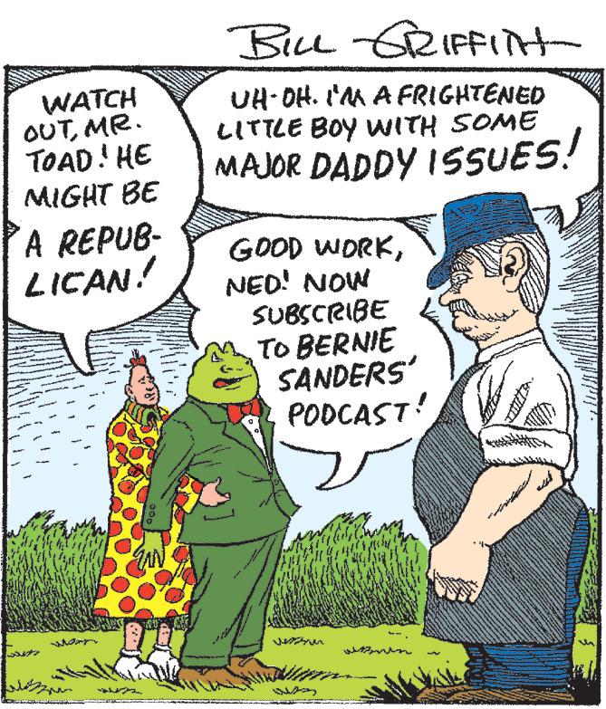 Happy OCR: WATCH OUTMR. TOAD! HE MIGHT BE A REPUB- LICAN! wan BILL GRIFFITH- UH-OH. I'M A FRIGHTENED LITTLE BOY WITH SOME MAJOR DADDY ISSUES! GOOD WORKNED! NOW SUBSCRIBE TO BERNIE SANDERS' PODCAST! V vis WATCH OUTMR . TOAD ! HE MIGHT BE A REPUB LICAN ! wan BILL GRIFFITH UH - OH . I'M A FRIGHTENED LITTLE BOY WITH SOME MAJOR DADDY ISSUES ! GOOD WORKNED ! NOW SUBSCRIBE TO BERNIE SANDERS ' PODCAST ! V vis