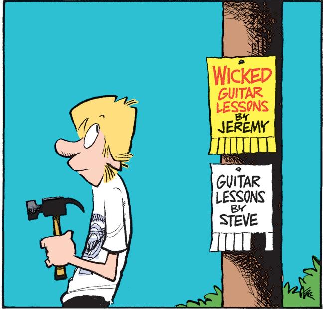 Fictional character OCR: WICKED GUITAR LESSONS B4 JEREMY GUITAR LESSONS BY STEVE M WICKED GUITAR LESSONS B4 JEREMY GUITAR LESSONS BY STEVE M