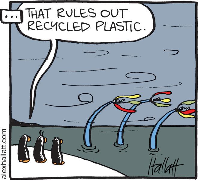 Rectangle OCR: alexhallatt.com THAT RULES OUT RECYCLED PLASTIC. A Hallatt alexhallatt.com THAT RULES OUT RECYCLED PLASTIC . A Hallatt