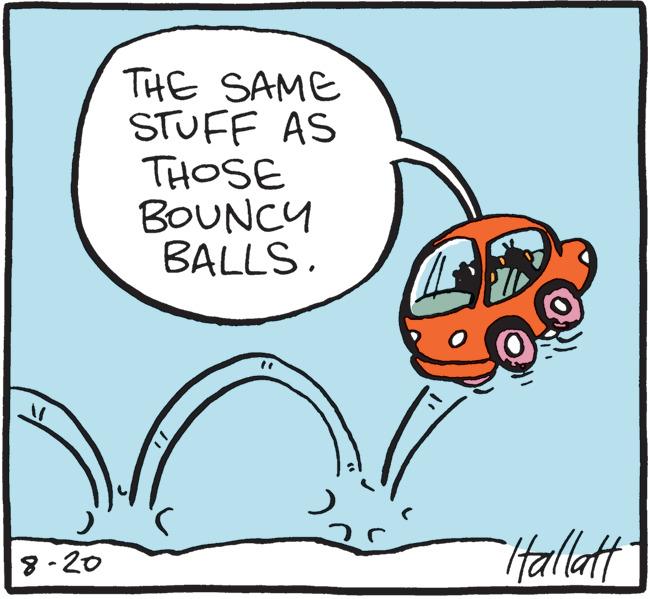 Art OCR: 8-20 THE SAME STUFF AS THOSE BOUNCY BALLS. Hallatt 8-20 THE SAME STUFF AS THOSE BOUNCY BALLS . Hallatt