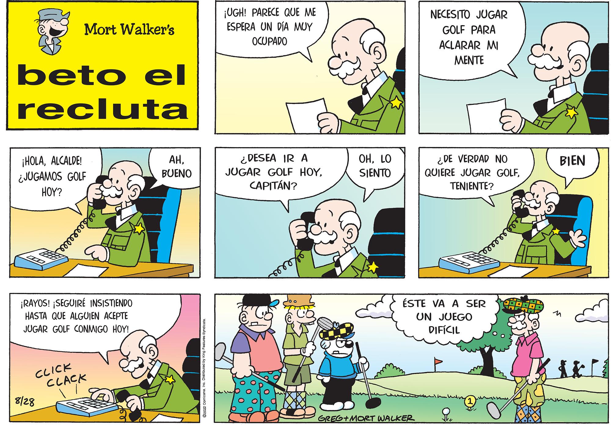 Beetle Bailey (Spanish) - 2022-08-28
