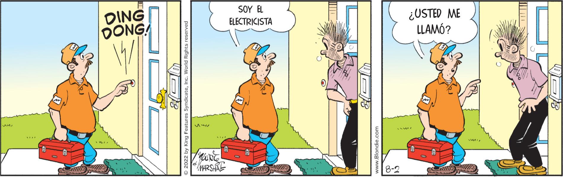 Comics OCR: Ani MIR DING DONG D c. World Rights reserved 144 Mainte MARSHAL SOY EL ELECTRICISTA STR 8-2 ¿USTED ME LLAMÓ? Swi COMPR Ani MIR DING DONG D c . World Rights reserved 144 Mainte MARSHAL SOY EL ELECTRICISTA STR 8-2 ¿ USTED ME LLAMÓ ? Swi COMPR
