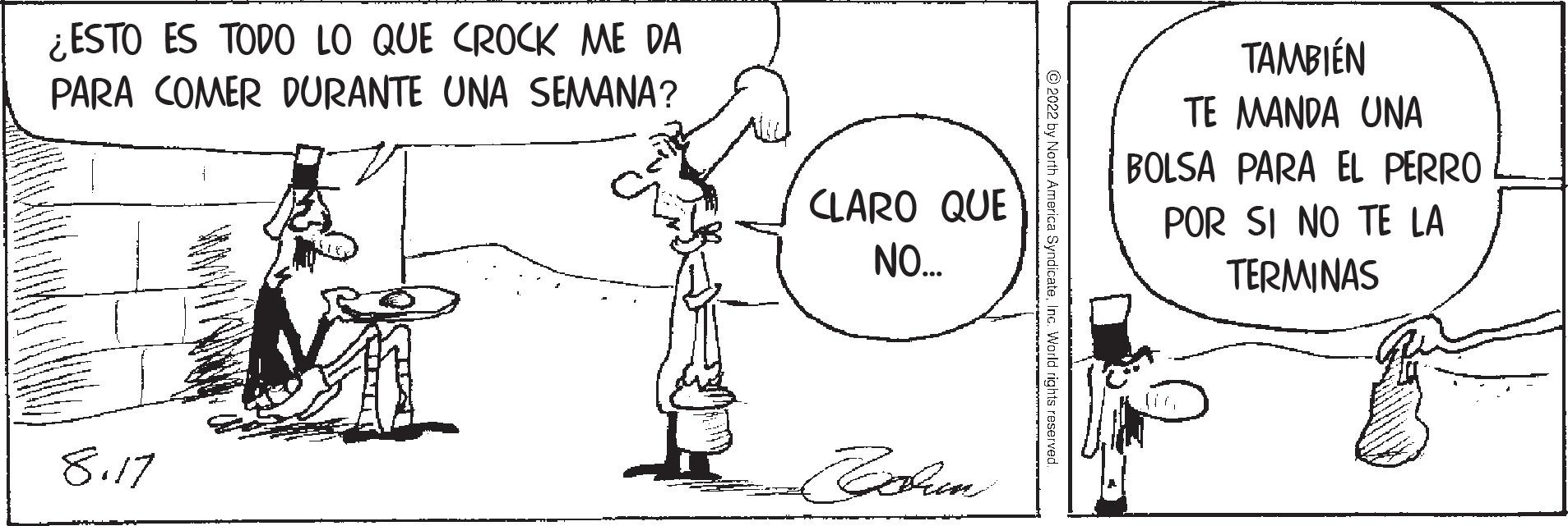 Jaw OCR: ¿ESTO ES TODO LO QUE CROCK ME DA PARA COMER DURANTE UNA SEMANA? 8.17 CLARO QUE NO... Jabun TAMBIÉN TE MANDA UNA BOLSA PARA EL PERRO POR SI NO TE LA TERMINAS ¿ ESTO ES TODO LO QUE CROCK ME DA PARA COMER DURANTE UNA SEMANA ? 8.17 CLARO QUE NO ... Jabun TAMBIÉN TE MANDA UNA BOLSA PARA EL PERRO POR SI NO TE LA TERMINAS