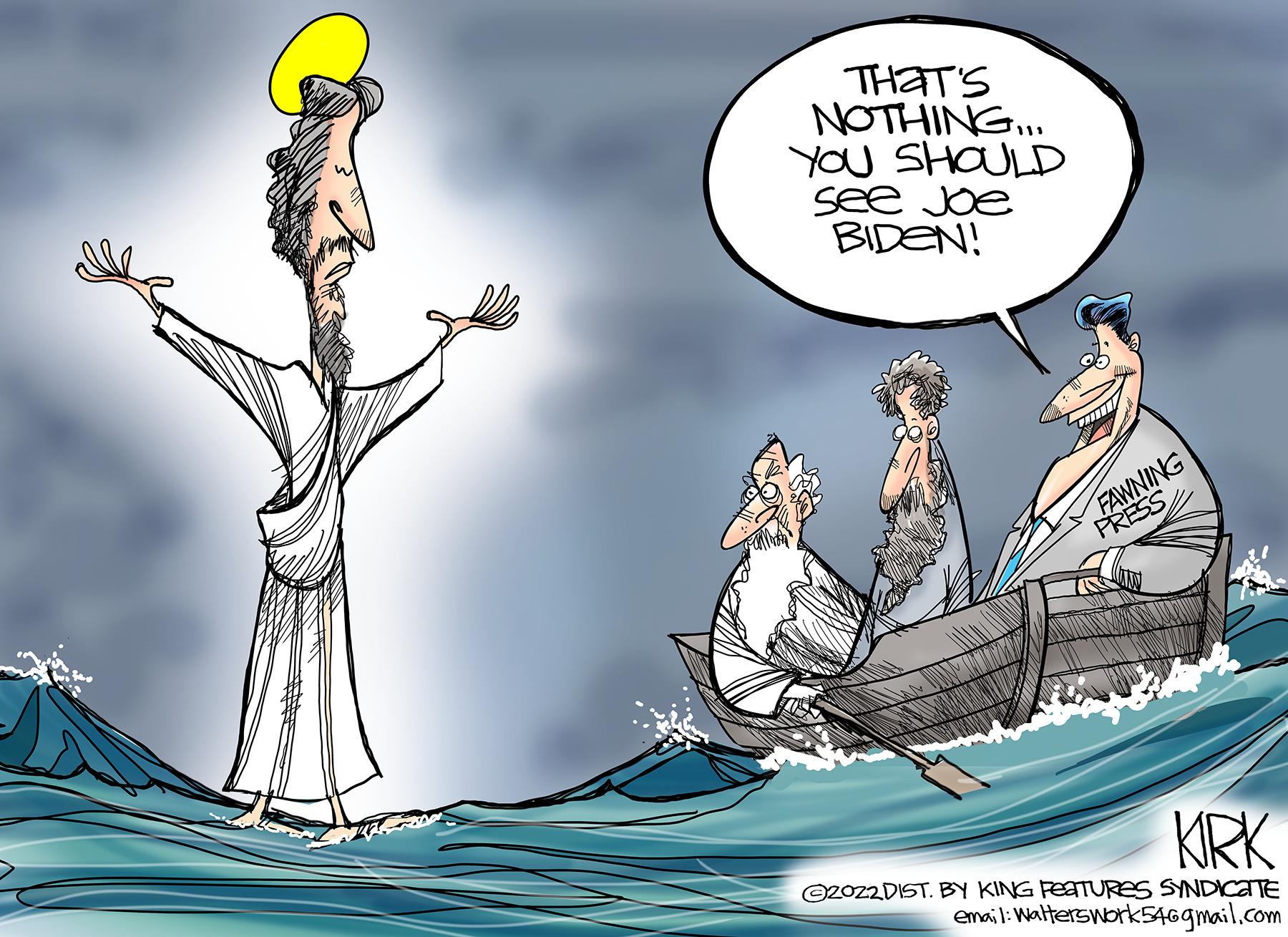 Naval architecture OCR: THAT'S NOTHING... YOU SHOULD see Joe BIDEN! FAWNING PRESS LUNDU KIRK ?2022 DIST. BY KING FEATURES SYNDICATE email: Walterswork54@gmail.com THAT'S NOTHING ... YOU SHOULD see Joe BIDEN ! FAWNING PRESS LUNDU KIRK ?2022 DIST . BY KING FEATURES SYNDICATE email : Walterswork54@gmail.com