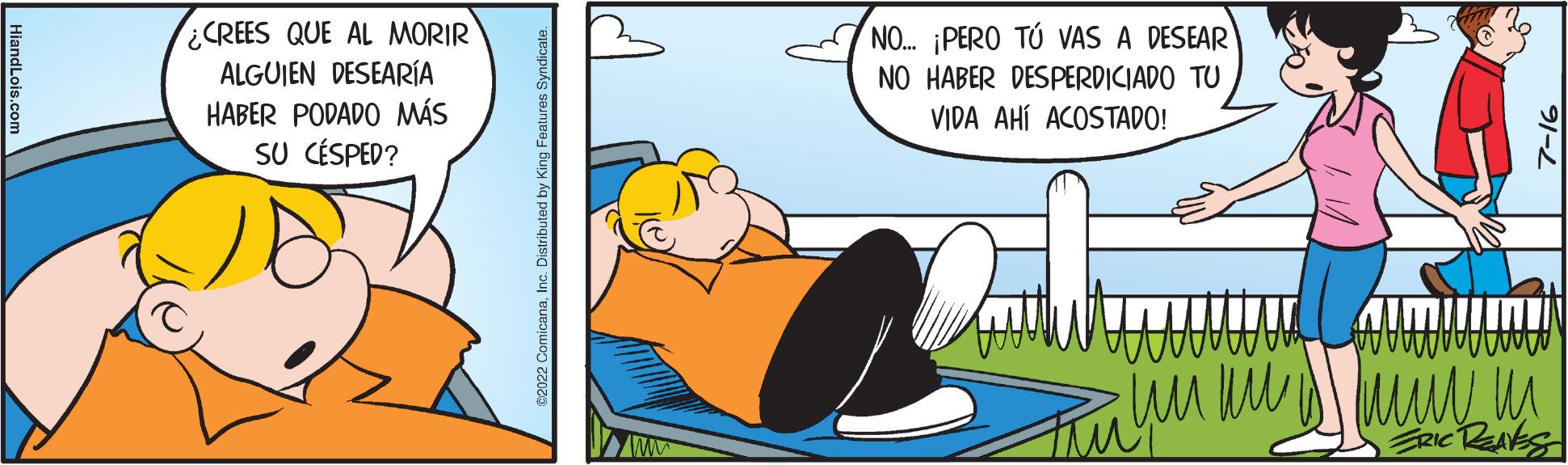 Rectangle OCR: ¿CREES QUE AL MORIR ALGUIEN DESEARÍA HABER PODADO MÁS SU CÉSPED? NO... ¡PERO TÚ VAS A DESEAR NO HABER DESPERDICIADO TU VIDA AHÍ ACOSTADO! ??????? ERIC REAVES ¿ CREES QUE AL MORIR ALGUIEN DESEARÍA HABER PODADO MÁS SU CÉSPED ? NO ... ¡ PERO TÚ VAS A DESEAR NO HABER DESPERDICIADO TU VIDA AHÍ ACOSTADO ! ??????? ERIC REAVES