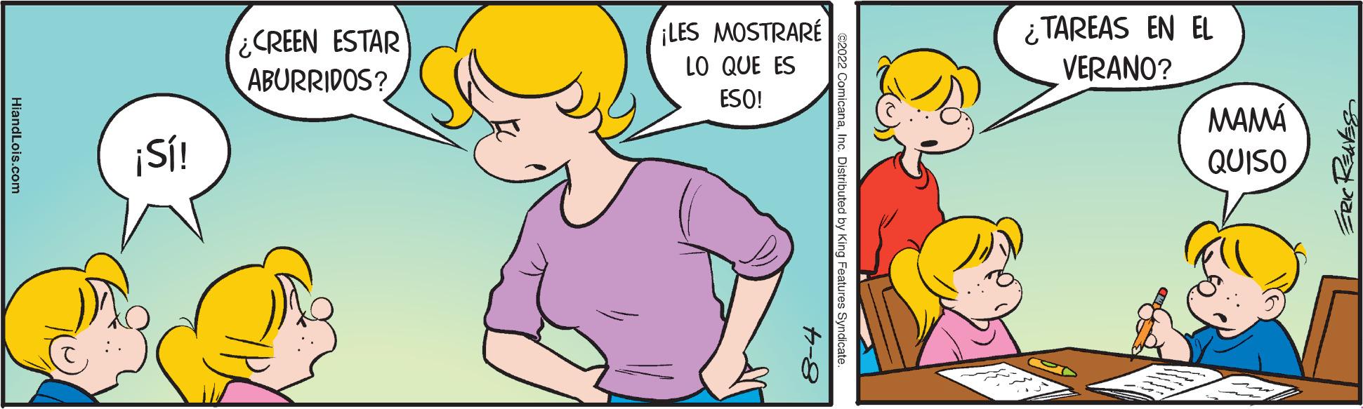 Jaw OCR: HiandLois.com ¡Sí! ¿CREEN ESTAR ABURRIDOS? ¡LES MOSTRARE LO QUE ES ESO! 8-4 TAREAS EN EL VERANO? MAMÁ QUISO ??? ??? HiandLois.com ¡ Sí ! ¿ CREEN ESTAR ABURRIDOS ? ¡ LES MOSTRARE LO QUE ES ESO ! 8-4 TAREAS EN EL VERANO ? MAMÁ QUISO ?? ? ???