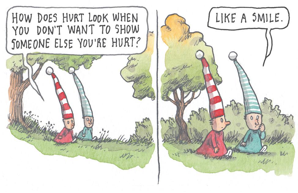 Vegetation OCR: HOW DOES HURT LOOK WHEN YOU DON'T WANT TO SHOW SOMEONE ELSE YOU'RE HURT? wn.. ?????? en LIKE A SMILE. 2 M. M... HOW DOES HURT LOOK WHEN YOU DON'T WANT TO SHOW SOMEONE ELSE YOU'RE HURT ? wn .. ?????? en LIKE A SMILE . 2 M. M ...