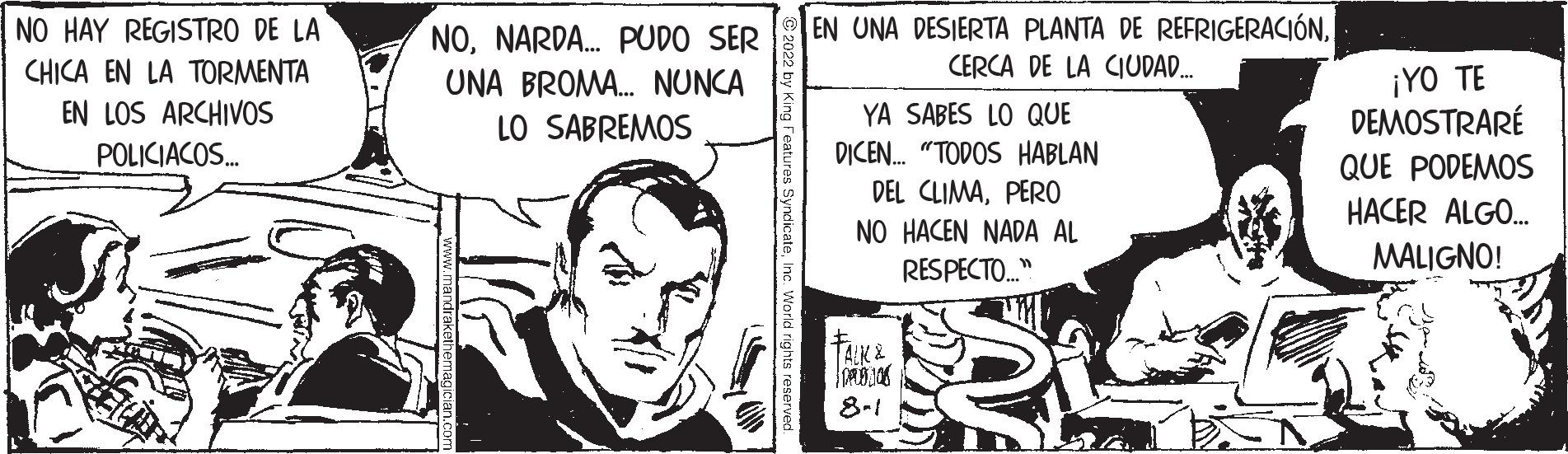 Parallel OCR: NO HAY REGISTRO DE LA CHICA EN LA TORMENTA EN LOS ARCHIVOS POLICIACOS... NONARDA... PUDO SER UNA BROMA... NUNCA LO SABREMOS EN UNA DESIERTA PLANTA DE REFRIGERACIÓNCERCA DE LA CIUDAD.... YA SABES LO QUE DICEN... "TODOS HABLAN DEL CLIMAPERO NO HACEN NADA AL RESPECTO..." FALK & $0000000 ¡YO TE DEMOSTRARÉ QUE PODEMOS HACER ALGO... MALIGNO! NO HAY REGISTRO DE LA CHICA EN LA TORMENTA EN LOS ARCHIVOS POLICIACOS ... NONARDA ... PUDO SER UNA BROMA ... NUNCA LO SABREMOS EN UNA DESIERTA PLANTA DE REFRIGERACIÓNCERCA DE LA CIUDAD .... YA SABES LO QUE DICEN ... " TODOS HABLAN DEL CLIMAPERO NO HACEN NADA AL RESPECTO ... " FALK & $ 0000000 ¡ YO TE DEMOSTRARÉ QUE PODEMOS HACER ALGO ... MALIGNO !