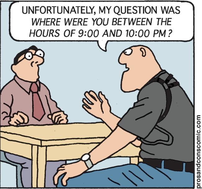 Finger OCR: UNFORTUNATELYMY QUESTION WAS WHERE WERE YOU BETWEEN THE HOURS OF 9:00 AND 10:00 PM? prosandconscomic.com UNFORTUNATELYMY QUESTION WAS WHERE WERE YOU BETWEEN THE HOURS OF 9:00 AND 10:00 PM ? prosandconscomic.com